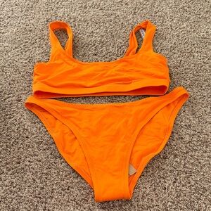 SKIMS Bold Orange Swimwear